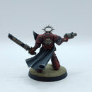 Warhammer 40k: Space Marines Blood Angels Captain - Pro Painted (AT099)