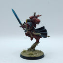 Warhammer 40k: Space Marines Blood Angels Jump Pack Captain - Pro Painted (BN066)
