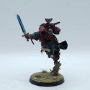 Warhammer 40k: Space Marines Blood Angels Jump Pack Captain - Pro Painted (BN066)