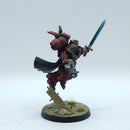 Warhammer 40k: Space Marines Blood Angels Jump Pack Captain - Pro Painted (BN066)