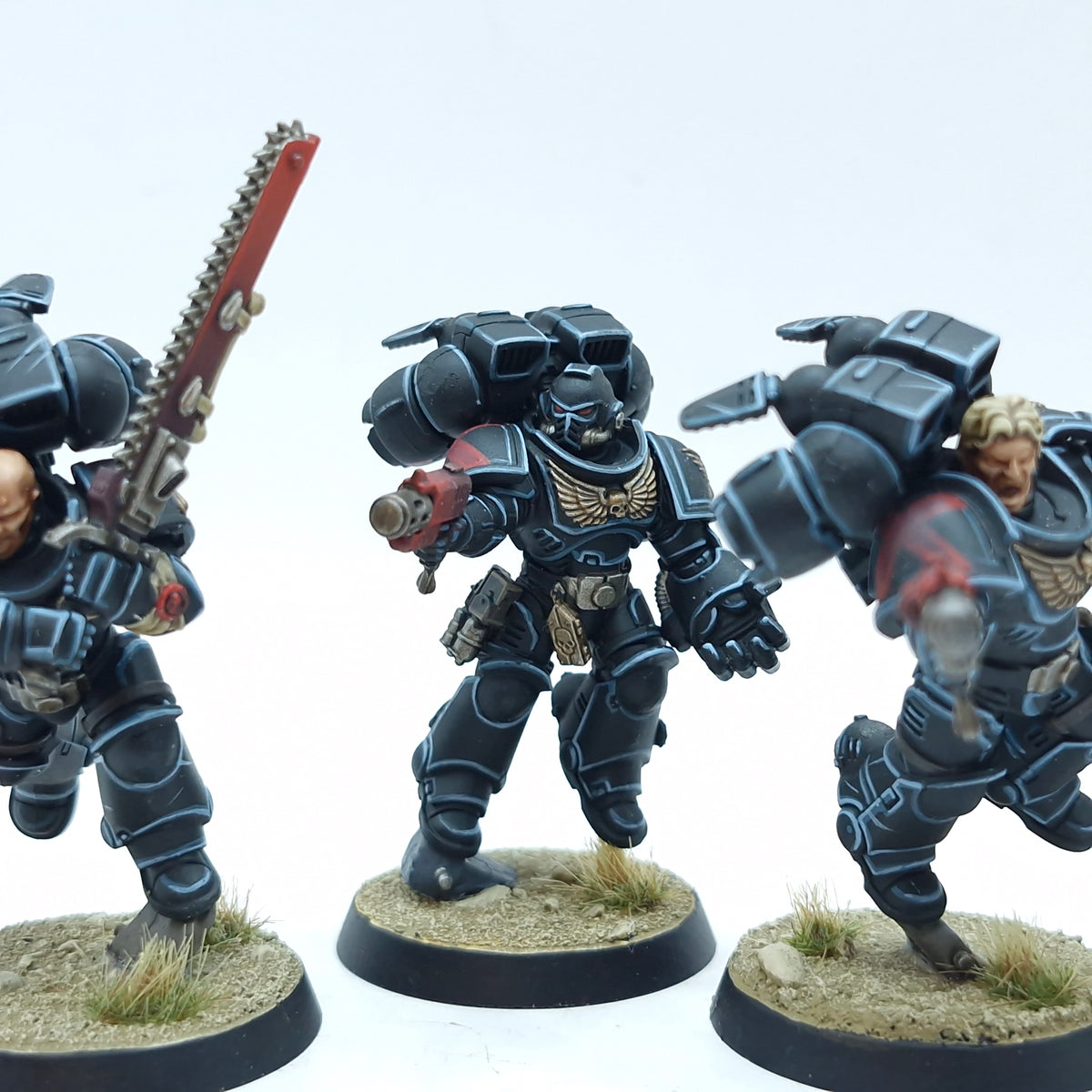 Warhammer 40k: Space Marines Blood Angels Jump Pack Intercessors - Pro Painted (BN110)