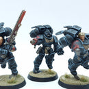 Warhammer 40k: Space Marines Blood Angels Jump Pack Intercessors - Pro Painted (BN110)