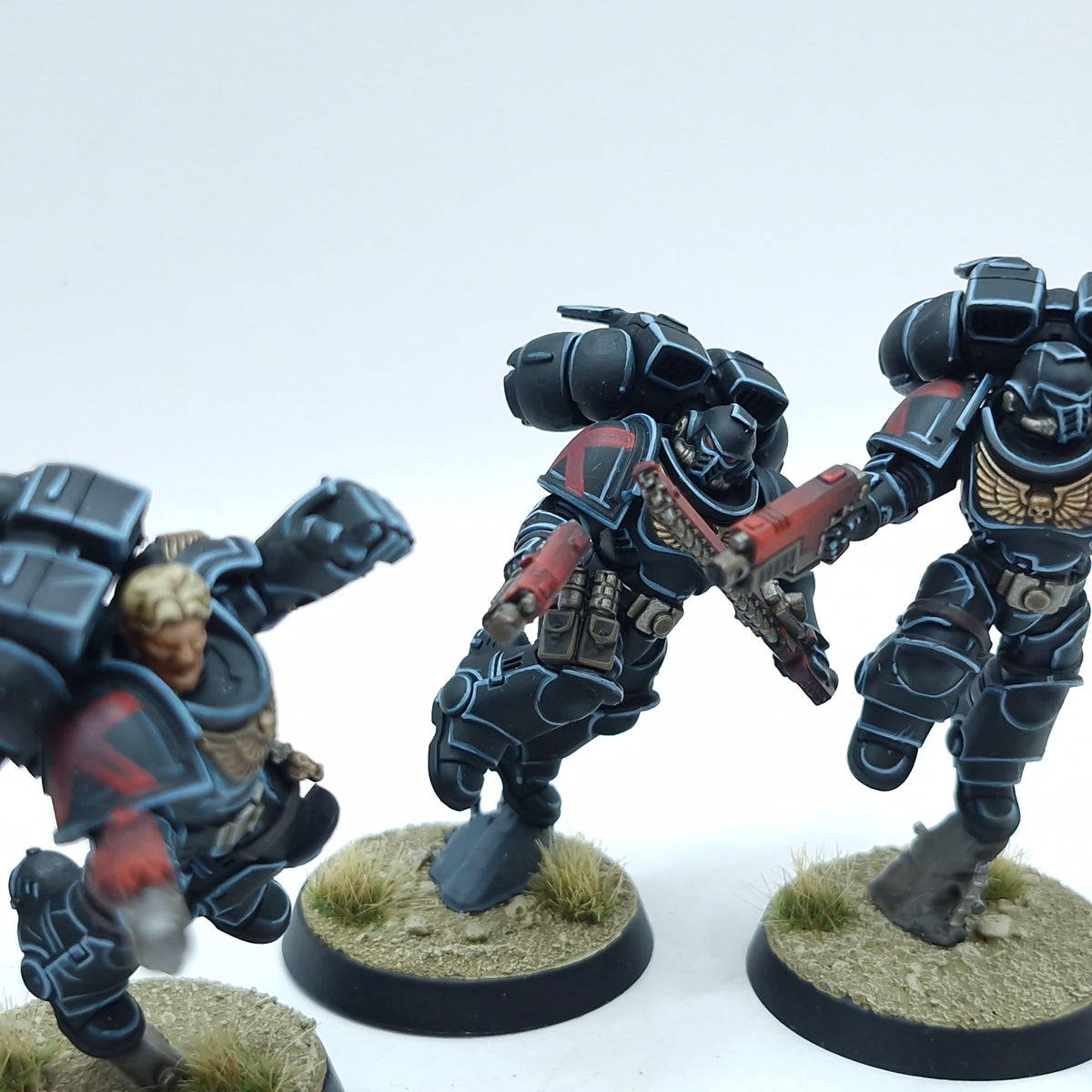 Warhammer 40k: Space Marines Blood Angels Jump Pack Intercessors - Pro Painted (BN110)