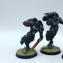 Warhammer 40k: Space Marines Blood Angels Jump Pack Intercessors - Pro Painted (AF013)