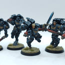 Warhammer 40k: Space Marines Blood Angels Jump Pack Intercessors - Pro Painted (AF013)