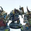 Warhammer 40k: Death Guard Blightlord Terminators - Well Painted (AE126)