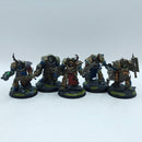 Warhammer 40k: Death Guard Blightlord Terminators - Well Painted (AC184)