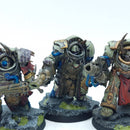 Warhammer 40k: Death Guard Blightlord Terminators - Well Painted (AC184)