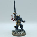 Warhammer 40k: Space Marines Black Templars Emperor's Champion - Well Painted (BJ191)