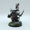 Warhammer 40k: Death Guard Chosen of Mortarion Plague Marine Champion - Painted (AK021)