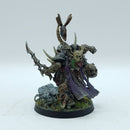 Warhammer 40k: Death Guard Chosen of Mortarion Plague Marine Champion - Painted (AK021)
