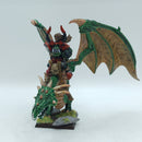 Warhammer The Old World: Orcs & Goblins Metal Warboss on Wyvern (AE197)