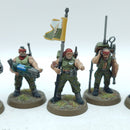 Warhammer 40k: Astra Militarum Catachan Command Squad - Well Painted (AF042)