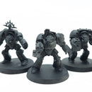 Warhammer 40k: Space Marine Terminators and Captain (AE162)