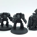 Warhammer 40k: Space Marine Terminators and Captain (AE162)