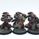 Warhammer Horus Heresy: Space Marines Word Bearers MKVI Tactical Marines - Well Painted (AD231)