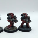 Warhammer Horus Heresy: Space Marines Word Bearers MKVI Tactical Marines - Well Painted (AD231)