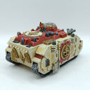 Warhammer 40k: Adepta Sororitas Forge World Reinforced Armour Rhino Rare - Well Painted (BQ062)
