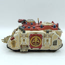 Warhammer 40k: Adepta Sororitas Forge World Reinforced Armour Rhino Rare - Well Painted (BQ081)