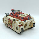 Warhammer 40k: Adepta Sororitas Forge World Reinforced Armour Rhino Rare - Well Painted (BQ081)
