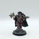 Warhammer Horus Heresy: Space Marines Word Bearers Chaplain Consul - Well Painted (AE041)