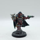 Warhammer Horus Heresy: Space Marines Word Bearers Chaplain Consul - Well Painted (AE041)