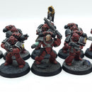 Warhammer Horus Heresy: Space Marines Word Bearers MKVI Tactical Marines - Well Painted (AN003)