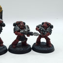 Warhammer Horus Heresy: Space Marines Word Bearers MKVI Tactical Marines - Well Painted (AN003)