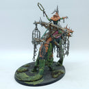 Warhammer Age of Sigmar: Orruk Warclans Swampboss on Skumdrekk - Painted (AU070)