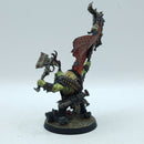 Warhammer 40k: Ork Bigboss and Banner Nob Armageddon - Painted (BR117)