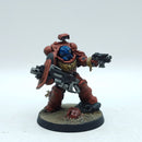 Warhammer 40k: Space Marine Blood Angels Eradicators with Heavy Bolters - Painted (BR022)