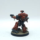Warhammer 40k: Space Marine Blood Angels Eradicators with Heavy Bolters - Painted (BR022)