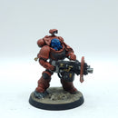 Warhammer 40k: Space Marine Blood Angels Eradicators with Heavy Bolters - Painted (BR022)