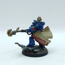 Warhammer 40k: Space Marine Blood Angels Librarian- Painted (BR017)