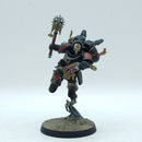 Warhammer 40k: Space Marine Blood Angels Chaplain with Jump pack - Painted (BR019)