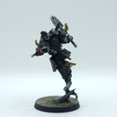 Warhammer 40k: Space Marine Blood Angels Chaplain with Jump pack - Painted (BR019)