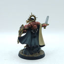 Warhammer 40k: Space Marine Blood Angels Captain with Storm Shield - Painted (BR013)