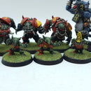 Warhammer Blood Bowl: Orc Blood Bowl Team with Troll - Painted (AW065)