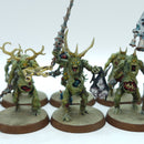 Warhammer 40k: Death Guard Plaguebearers - Painted (BR016)