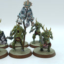 Warhammer 40k: Death Guard Plaguebearers - Painted (BR016)