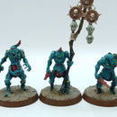 Warhammer 40k: Death Guard Plaguebearers - Painted (BP080)