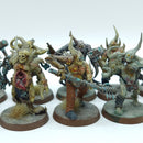 Warhammer 40k: Death Guard Poxwalkers - Painted (AE039)
