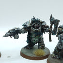 Warhammer 40k: Death Guard Blightlord Terminators - Painted (AT011)