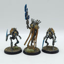 Warhammer 40k: Necrons Cryptek Plasmancer and Cryptothralls - Painted (AA174)