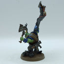Warhammer 40k: Orks Armageddon Banner Nob - Well Painted (BR150)