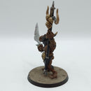 Warhammer The Old World: Beastmen Brayherd Metal Minotaur Standard Bearer (AW201)