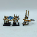 Warhammer The Old World: Dwarfen Mountain Holds Metal King Alrik on Shieldbearers (BH185)