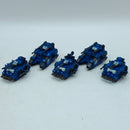 Warhammer Legions Imperialis: Space Marines Ultramarines Predator Tanks and Sicarans - Well Painted (BP008)