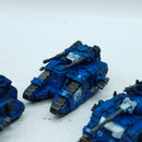 Warhammer Legions Imperialis: Space Marines Ultramarines Predator Tanks and Sicarans - Well Painted (BP008)