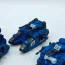 Warhammer Legions Imperialis: Space Marines Ultramarines Predator Tanks and Sicarans - Well Painted (BP008)